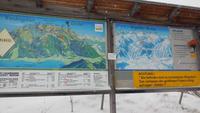 Die Übersichtskarten an der Bergstation
