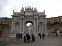 am Dolmabahce Palast