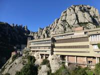 touristischer Bereich am Felsenkloster Montserrat