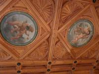 Decke im Treppenhaus von Schloss Schönfeld