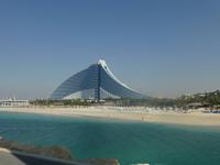 Blick auf das Hotel Jumeirah