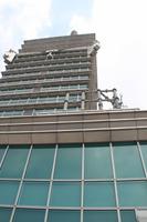 Taipeh Tower - Auf der Plattform Blick nach oben