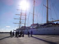 Ausschiffung am Hafen von Cienfuegos