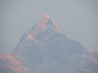 Fishtail bei Sonnenaufgang