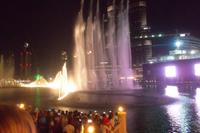 abendliche Lichtshow Dubai Mall