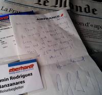 Herr Sarkozy wünscht uns eine gute Reise  und Kreuzfahrt - Südamerika – Umrundung Kap Hoorn