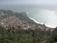 Sizilien, Blick auf Taormina