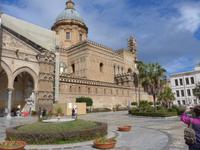 Sizilien, Palermo, Domplatz