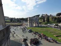 Blick vom Colosseum // Rom