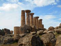 Tal der Tempel in Agrigent (Herakles-Tempel)