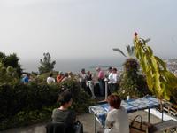 Blick auf Funchal vom Orchideengarten aus