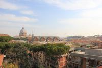 Blick vom Hotel zum Petersdom