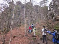 Südaufstieg zum Lilienstein