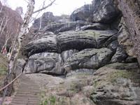 Südaufstieg zum Lilienstein