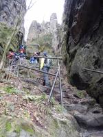 Abstieg vom Pfaffenstein