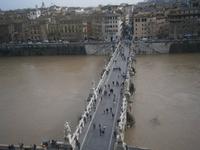 Der Tiber und die Engelsbrücke