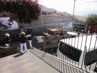 die Schlitten werden verladen 