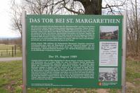 Fall des Eisernen Vorhangs in St. Margarethen