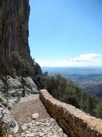 Aufstieg zum Castell d'Alaro