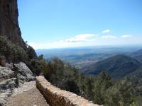 Aufstieg zum Castell d'Alaro