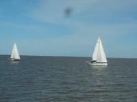 Segeljachten auf dem Ijsselmeer