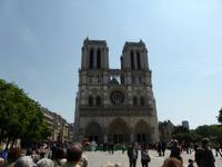 Blick zu Notre Dame de Paris