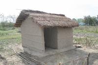 Behausung im Dorf Chitwan