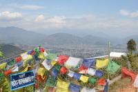 Aussichten auf Pokhara während der Wanderung