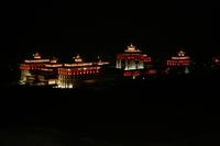 Thimphu Dzong bei Nacht