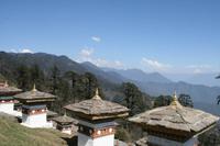 Rückfahrt über den Dochula Pass
