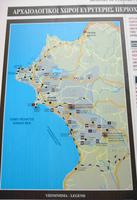 Olympia Ausgrabung - Karte