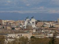 Blick auf Rom vom Gianicolo