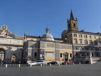 Blick auf die Kirche Santa Maria del Popolo