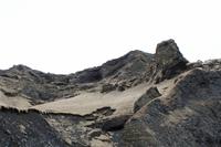 am schwarzen Strand an der Südküste