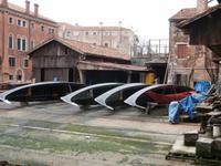Gondelwerft in Venedig