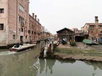 Gondelwerft in Venedig