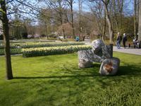 Denkmal aus Steinen gestaltet