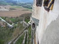 Steile Abhänge  -  nichts für nicht so ganz schwindlfreie Besucher.