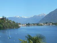 Fahrt entlang des Lago Maggiore (Blick auf Ascona)