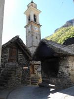 Verzascatal (Sonogno - Kirche Santa Maria Lauretana)