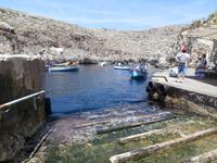 Einstieg in die Boote für Blaue Grotte
