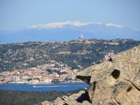 Blick von Sardinien bis Korsika