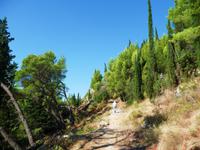 Aufstieg zum Franziskanerkloster