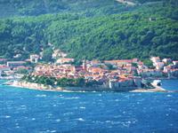 Blick nach Korcula