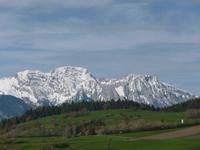  Berge mit Schnee bei Anreise via Europabrücke bis Sterzing