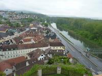 Blick auf Melk und die Donau