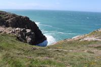 Auf Jersey, bei den Ruinen von Grosnez Castle