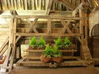 12.5.2015 Clos de Vougeot, Weinpresse aus dem 12. Jahrhundert