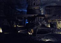 Ein Pferdegöpel unter Tage im Salzbergwerk