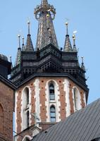 Der Trompeter bläst vom Turm der Marienkirche